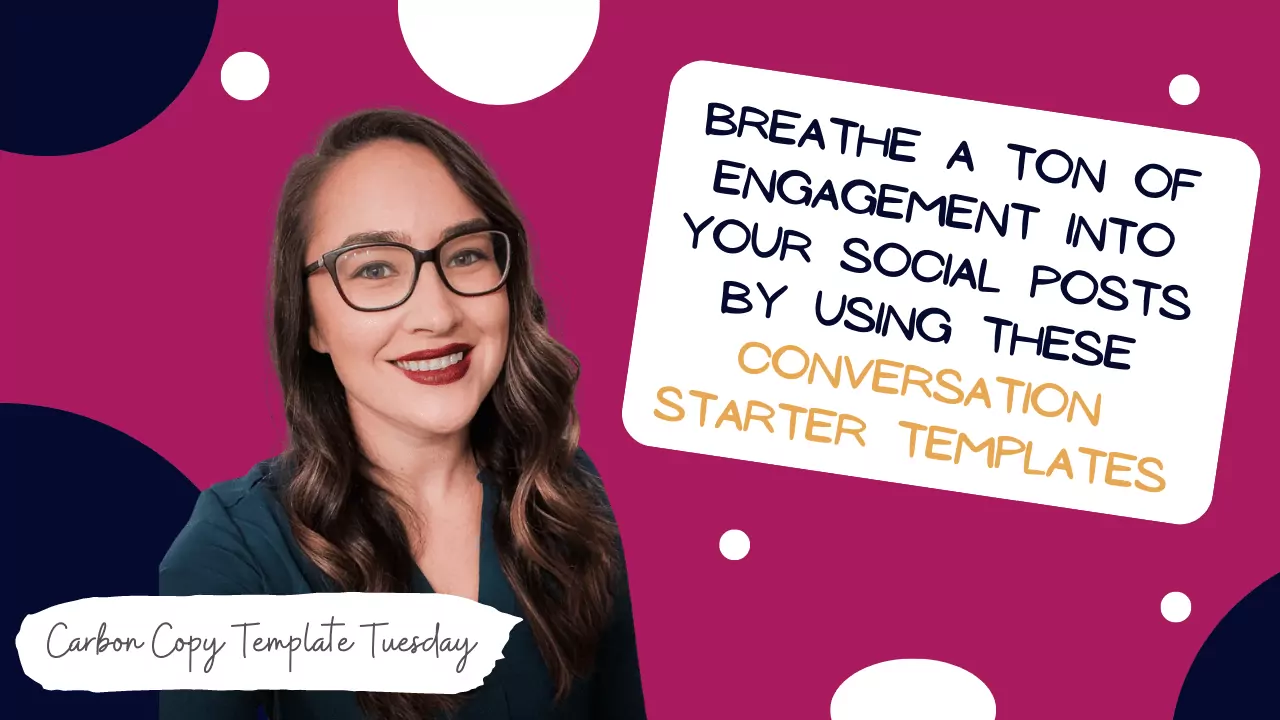 Breathe a Ton of Engagement into Your Social Posts by Using these Conversation Starter Templates