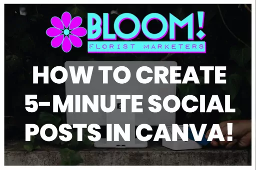 How to Create 5-Minute Social Posts In Canva