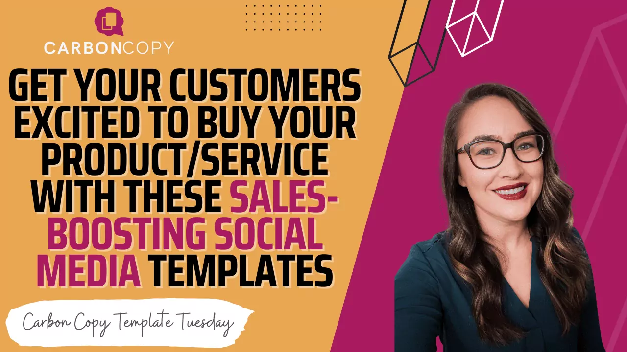 Get Your Customers Excited to Buy Your Product/Service with these Sales-Boosting Social Media Templates