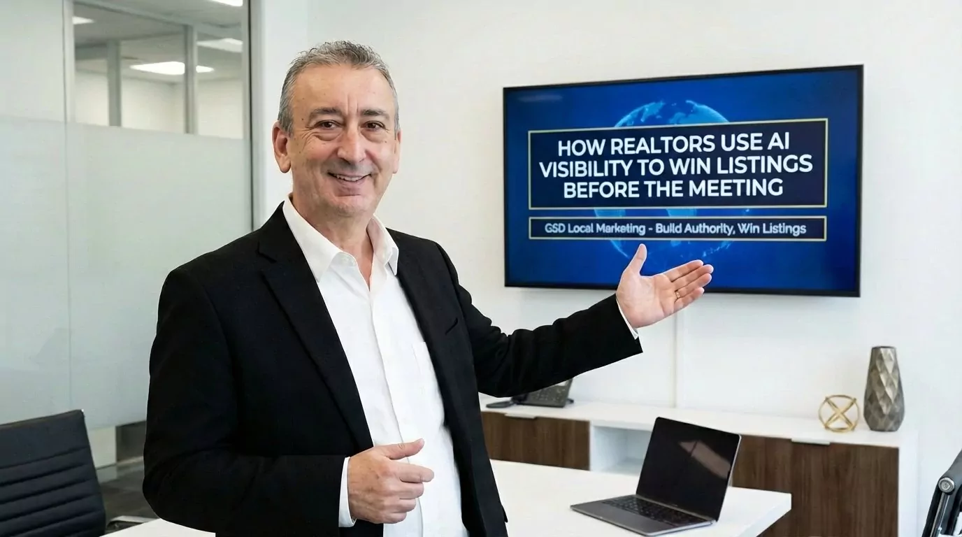 Daniel Terry founder GSD Local Marketing helping real estate agents build authority through content marketing to win listings before presentation meetings