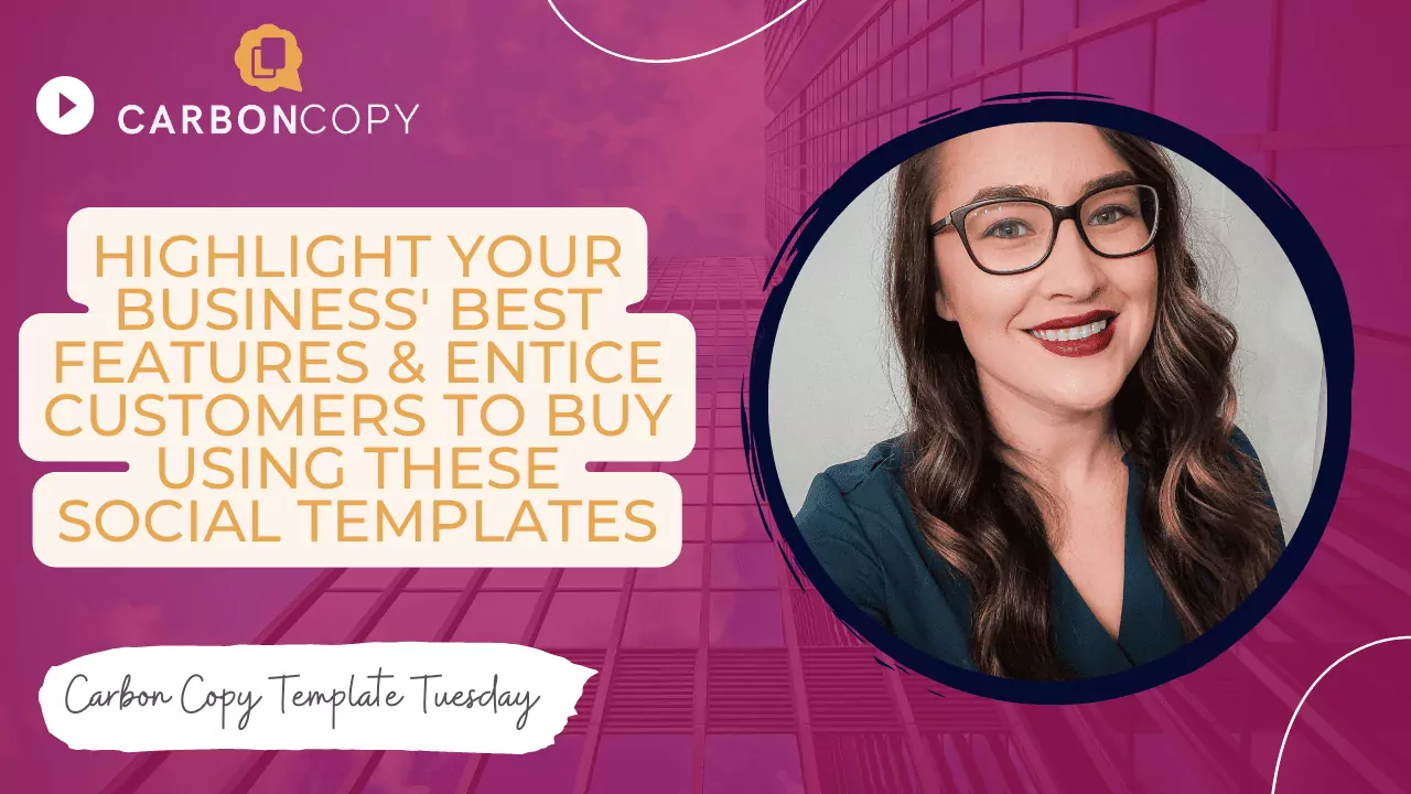 Highlight Your Business' Best Features & Entice Customers to Buy Using these Social Templates