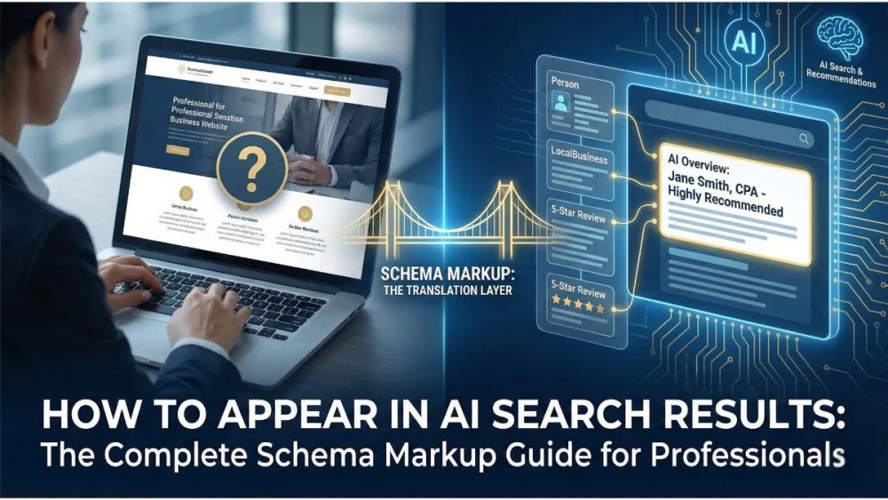 Schema Markup for Professionals: AI Visibility Guide 2025