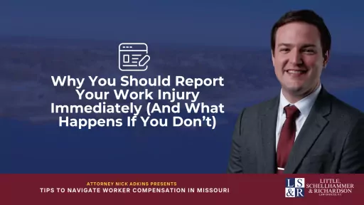 Why You Should Report Your Work Injury Immediately (And What Happens If You Don’t)