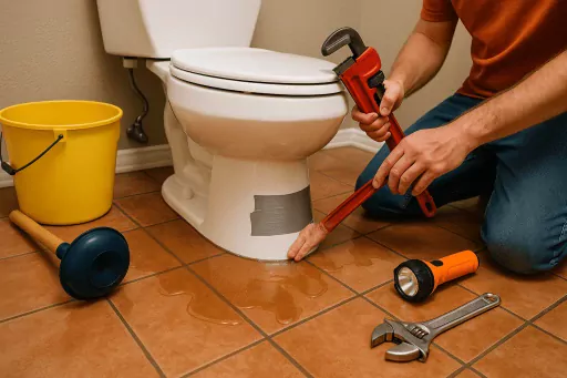 DIY Tips for Temporary Emergency Toilet Repair in Orange TX