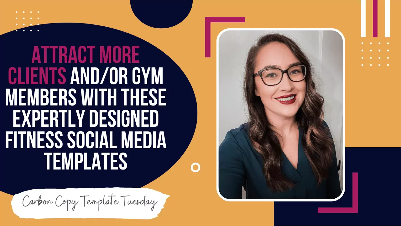 Attract More Clients and/or Gym Members with these Expertly Designed Fitness Social Media Templates